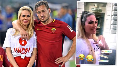 Italian football star Francesco Totti cries foul after estranged wife 